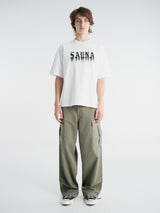 Sauna - Ghost Tee in White