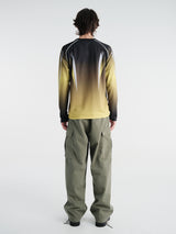 Sauna - Volt L/S Jersey in Neon Green/Black
