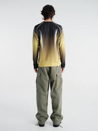 Sauna - Volt LongSleeve Jersey in Neon Green, Black