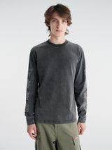 Sauna - Sa Washed L/S in Washed Black