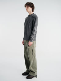 Sauna - SA Washed LongSleeve in Washed Black