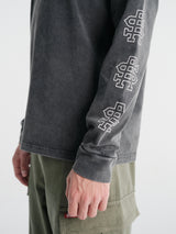 Sauna - Sa Washed L/S in Washed Black