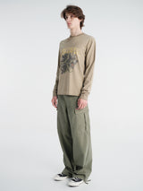 Sauna - Hound L/S Shirt in Washed Beige