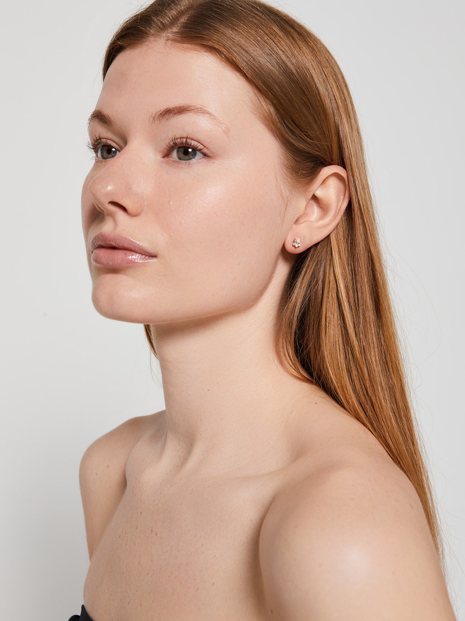 River Trois Earring in Gold