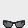 Flatlist - Flatlist x Sunflower Shade 03 Sunglasses in Solid Black and Solid Black Lens