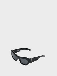 Flatlist - Flatlist x Sunflower Shade 03 Sunglasses in Solid Black and Solid Black Lens