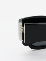 Flatlist - Flatlist x Sunflower Shade 03 Sunglasses in Solid Black and Solid Black Lens