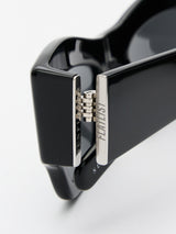 Flatlist - Flatlist x Sunflower Shade 03 Sunglasses in Solid Black and Solid Black Lens