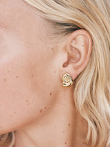 Trine Tuxen - Shade Stud Earring with Gold Plating