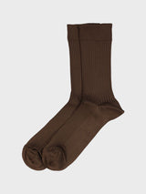 Mrs. Hosiery - Mrs. Silky Fine Socks in Coffee