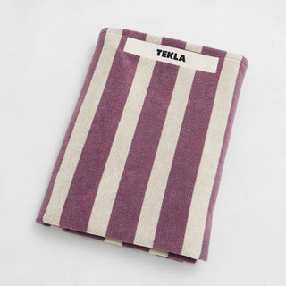 Tekla - Beach Towel in Port Stripes