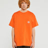 Sky High Farm - Logo Label T-Shirt in Orange