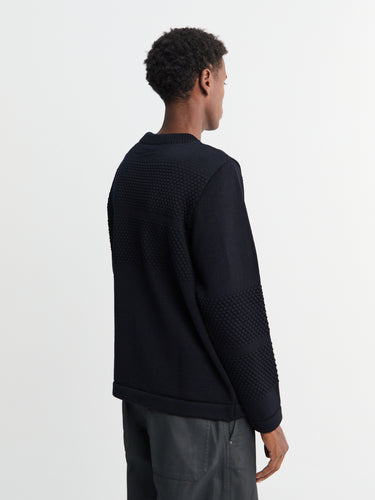 S.N.S. Herning - Fisherman IIII Sweater in Navy Blue