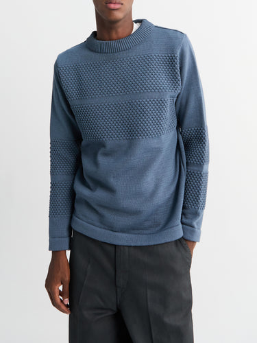 S.N.S. Herning - Fisherman IIII Sweater in Slate Blue