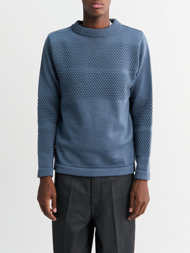 S.N.S. Herning - Fisherman IIII Sweater in Slate Blue