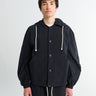 Sono - Huckle Hoodie in Off Black