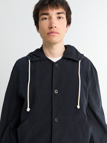 Sono - Huckle Hoodie in Off Black