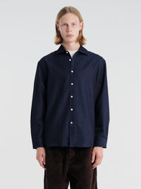 Sororam - Soo Button Down Shirt 04 in Indigo