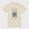 Sporty & Rich - Racers T-Shirt in Cream and Navy
