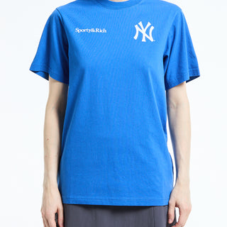 Sporty & Rich - The Champions T-Shirt in Team Blue