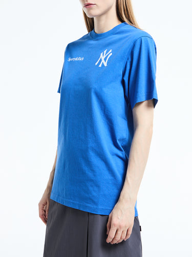 Sporty & Rich - The Champions T-Shirt in Team Blue