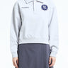 Sporty & Rich - The World Series Polo Sweatshirt in Heather Gray