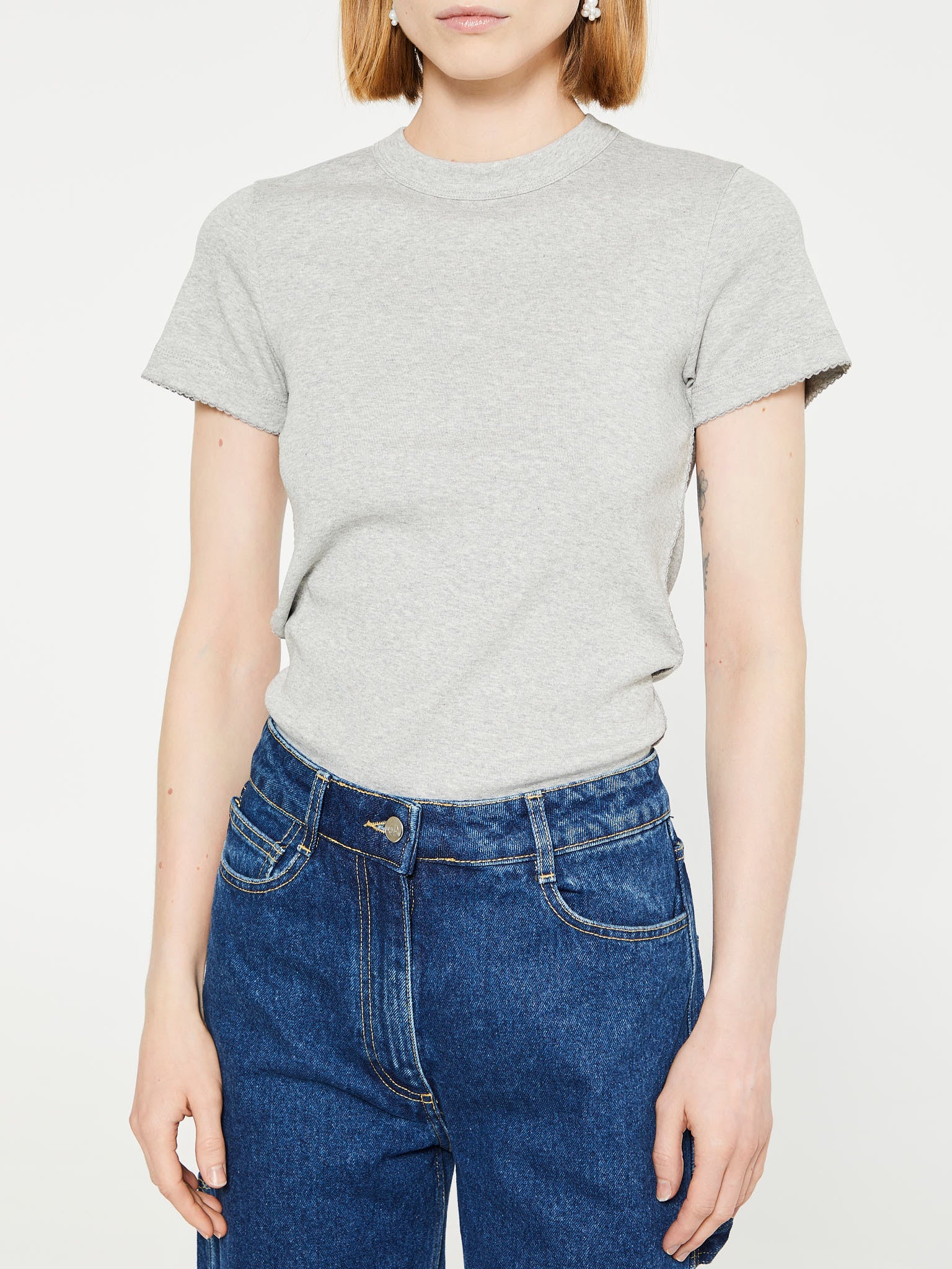 Saks Potts - Uma T-Shirt in Grey