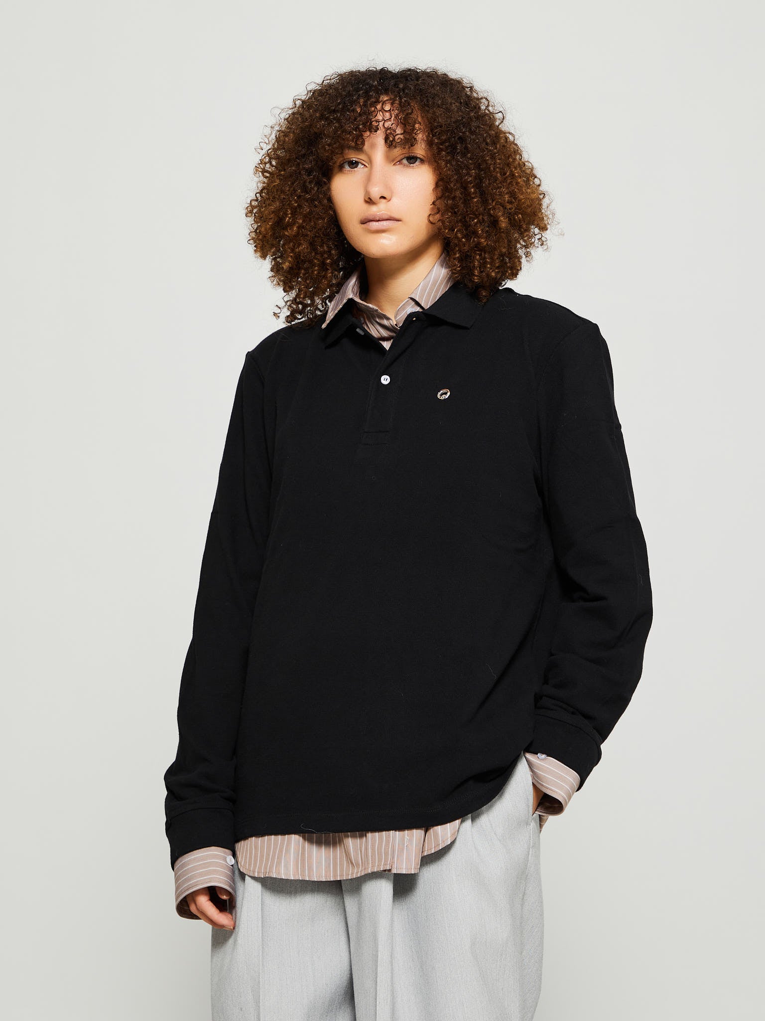 Saks Potts - Serena Polo Shirt in Black