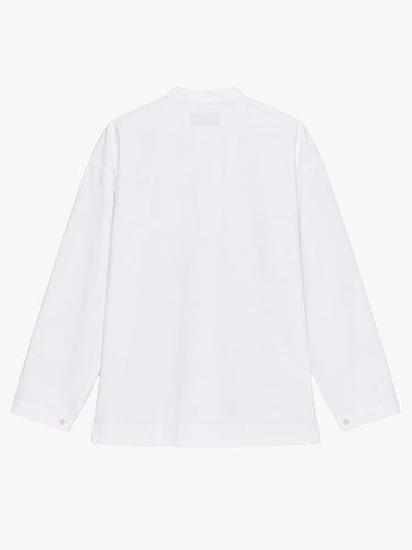 Studio Nicholson - Karst Snm - 1426 Shirt - Grandad Collar Shirt in Optic White