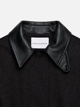 Studio Nicholson - Lurie Snw - 1902 Jackets - Belted Cropped Jacket in Brown Marl