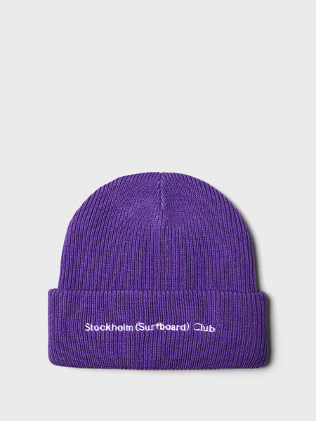 Stockholm (Surfboard) Club - Mossa Beanie in Purple – Stoy
