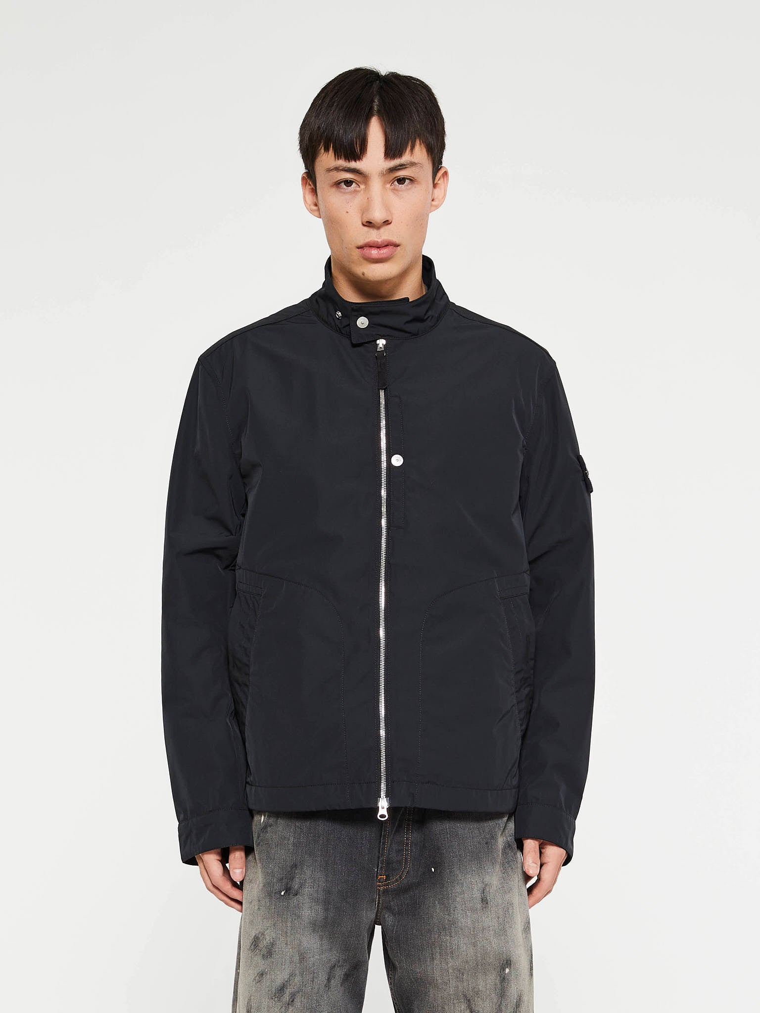 Stone Island - S0026 Biker Jacket in Black