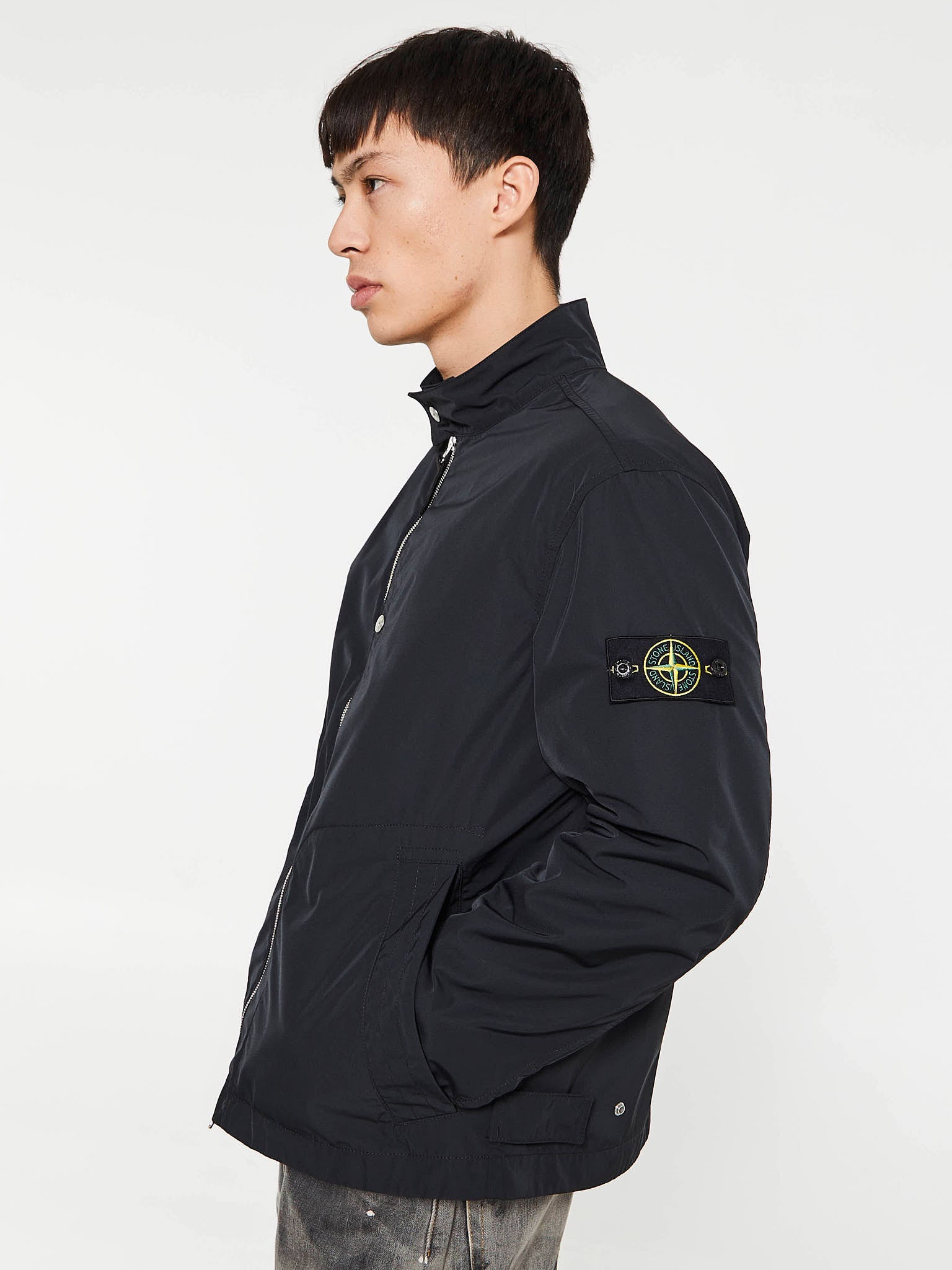 Stone Island - S0026 Biker Jacket in Black