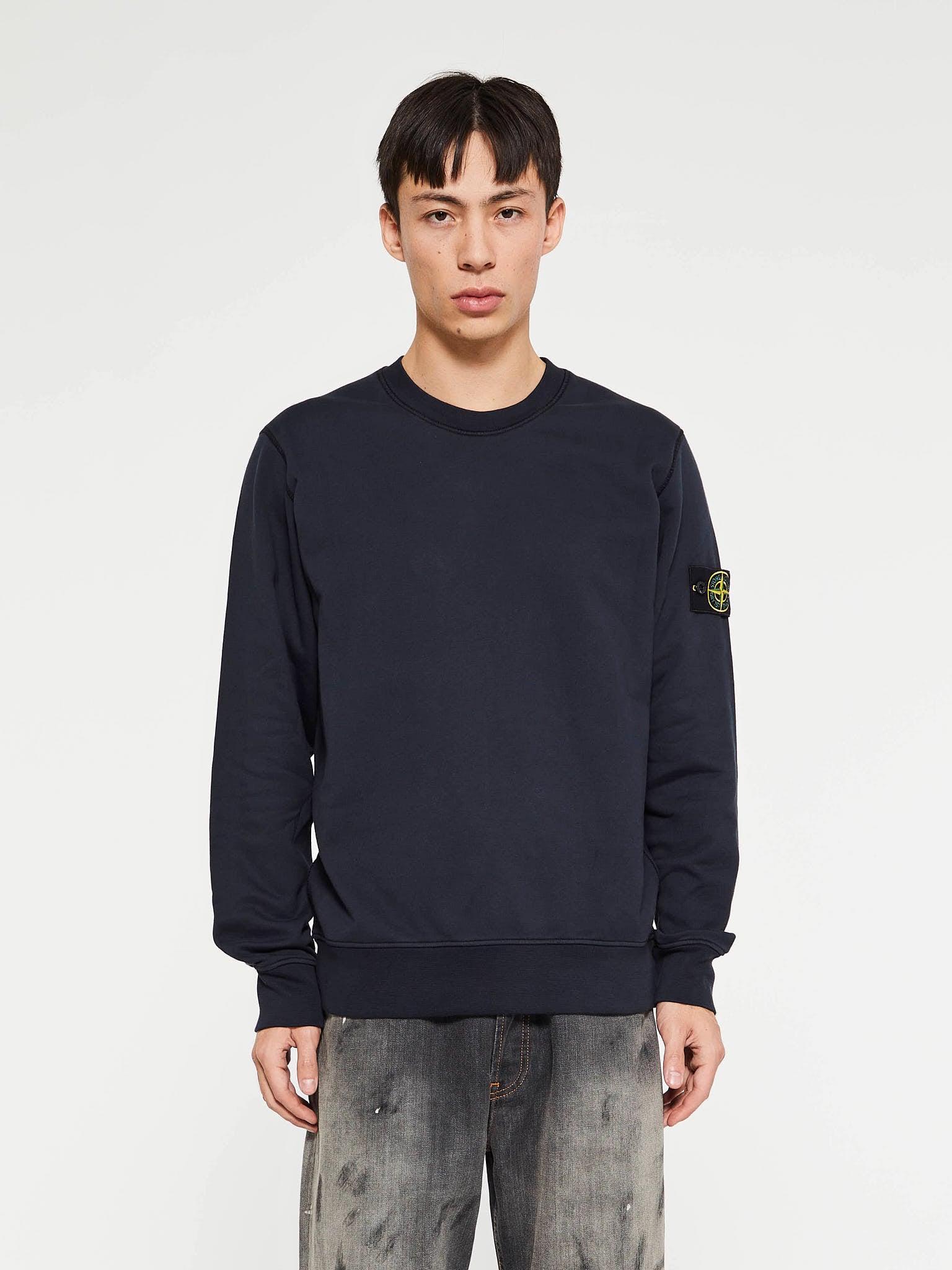 Stone Island - S0051 Sweatshirt in Navy Blue