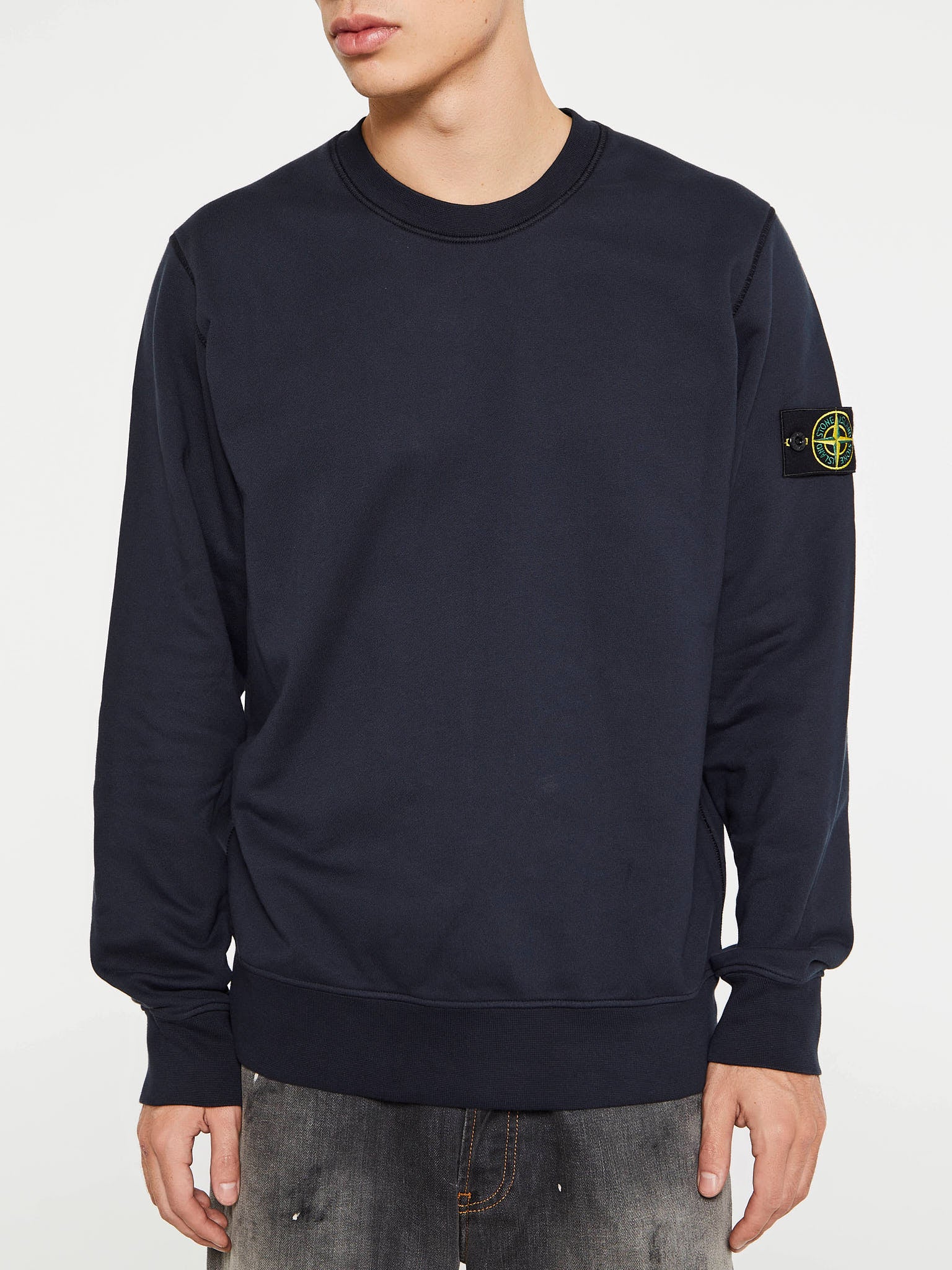 Stone Island - S0051 Sweatshirt in Navy Blue