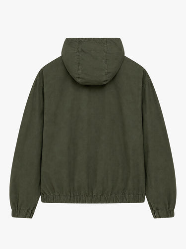 Stone Island - 1200011 Hooded Shirt in Coal Grey