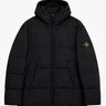 Stone Island - 4100037 Hooded Down Jacket in Black