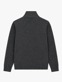 Stone Island - 5100047 Cardigan in Melange Lead