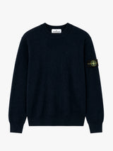 Stone Island - 5100154 Crew Neck in Navy Blue