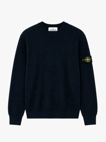 Stone Island - 5100154 Crew Neck in Navy Blue