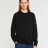 Stone Island - 63051 Classic Crew Neck Sweatshirt in Black