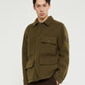 Stone Island - 455F5 Giubbotto Ghost in Military Green