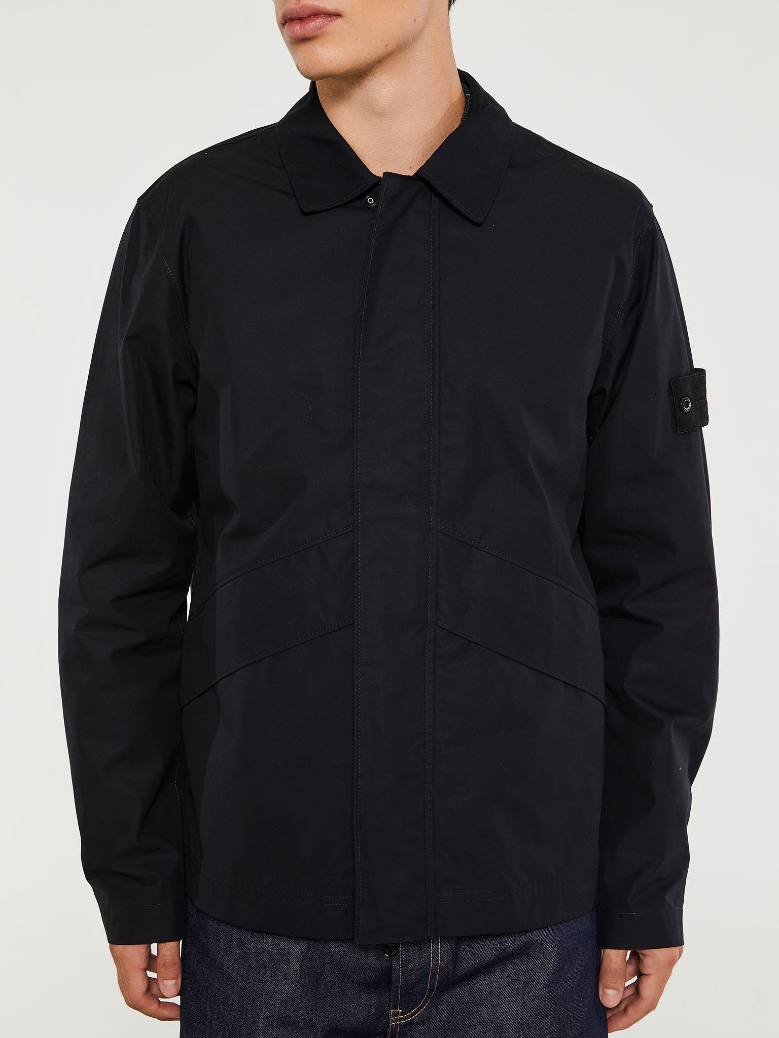 Stone Island - 107F1 Overshirt Ghost in Black