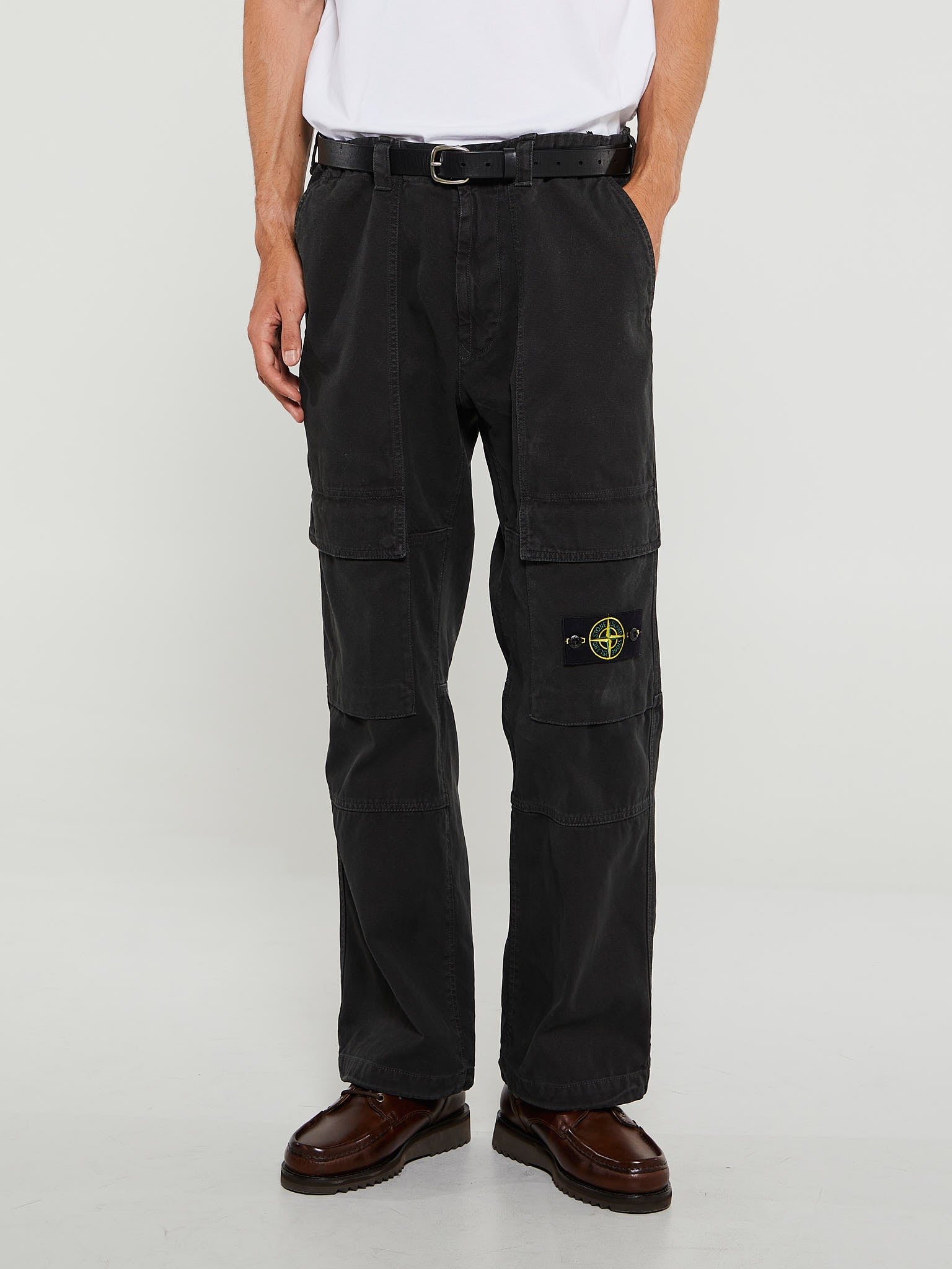 Stone Island - 30601 Relaxed Fit Cargo Pants in Grey