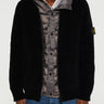 Stone Island - 559A9 Maglia C/INT Staccabile Piuma RDS Knit in Black