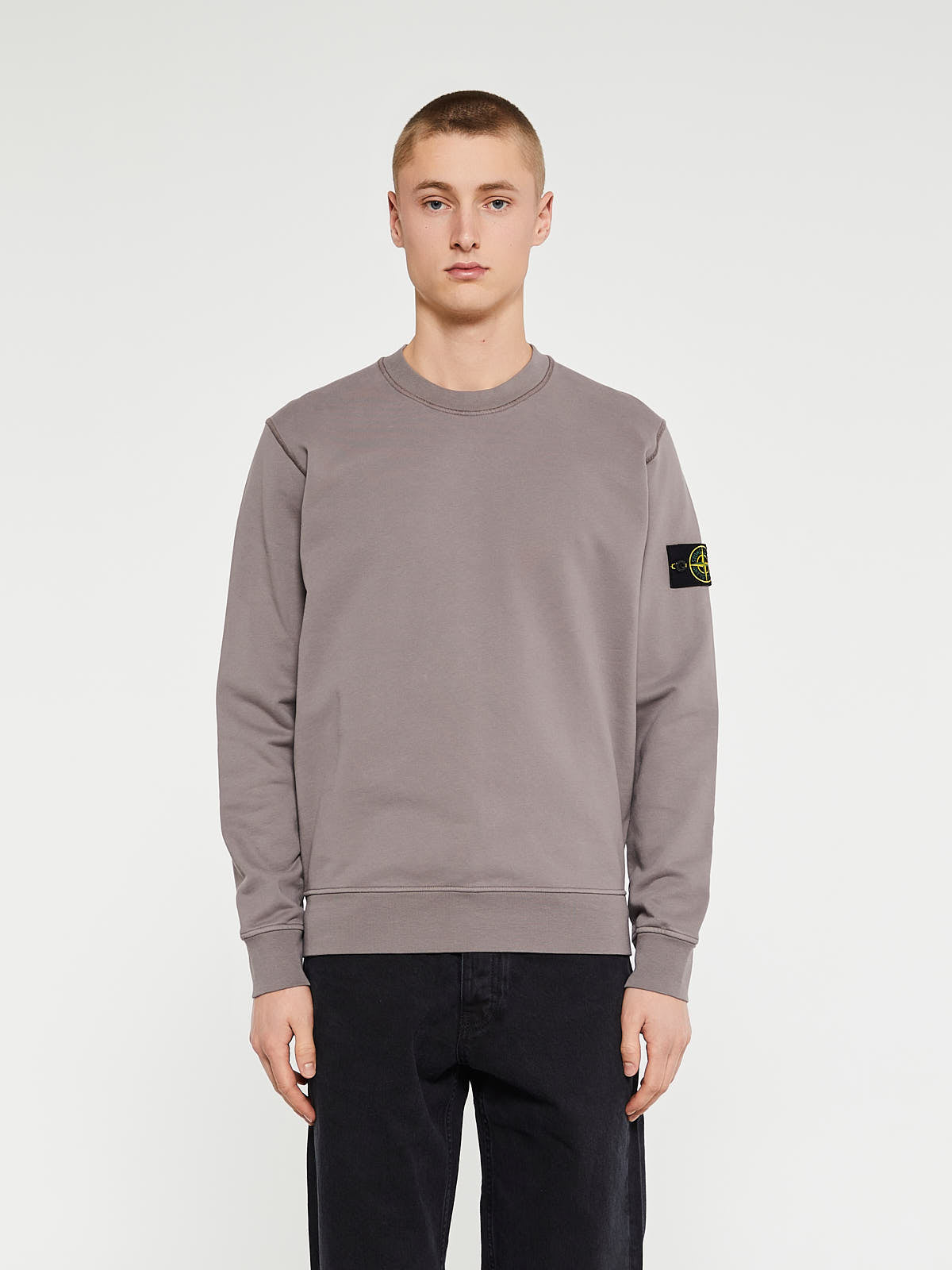 Stone Island - 63051 Sweatshirt in Dove Grey