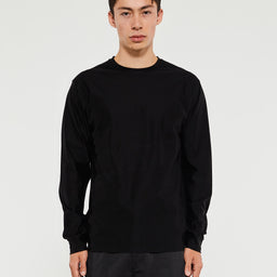 Stone Island - 220F8 T-Shirt Ghost Manica Lunga in Black