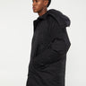 Stone Island - 710F2 Giaccone Ghost IMB Vera Piuma RDS Coat in Black