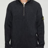 Stone Island - 516C1 Maglia RWS Knit in V0M65 Melange Charcoal