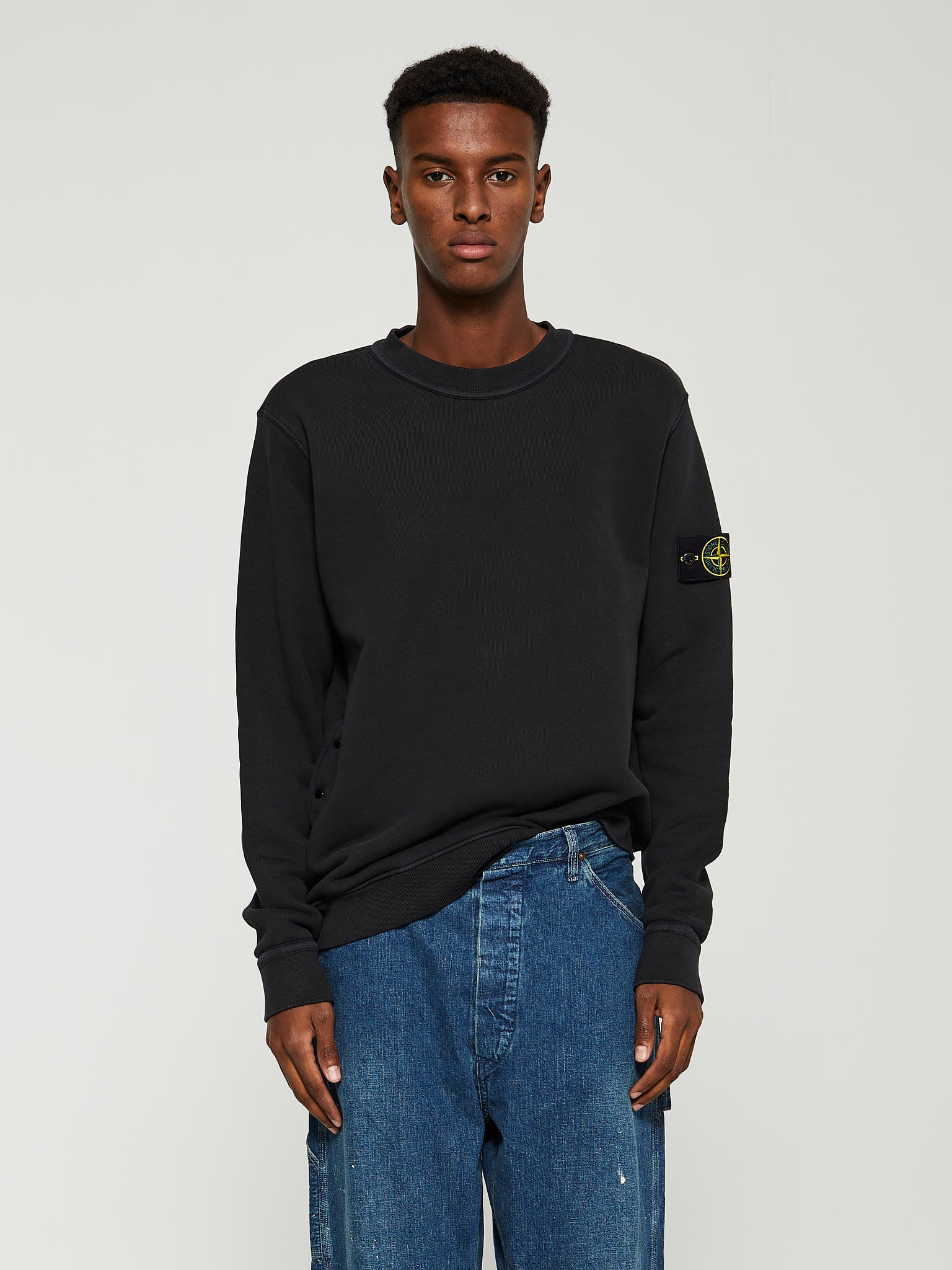 Stone Island - 61241 Felpa Sweatshirt in Black